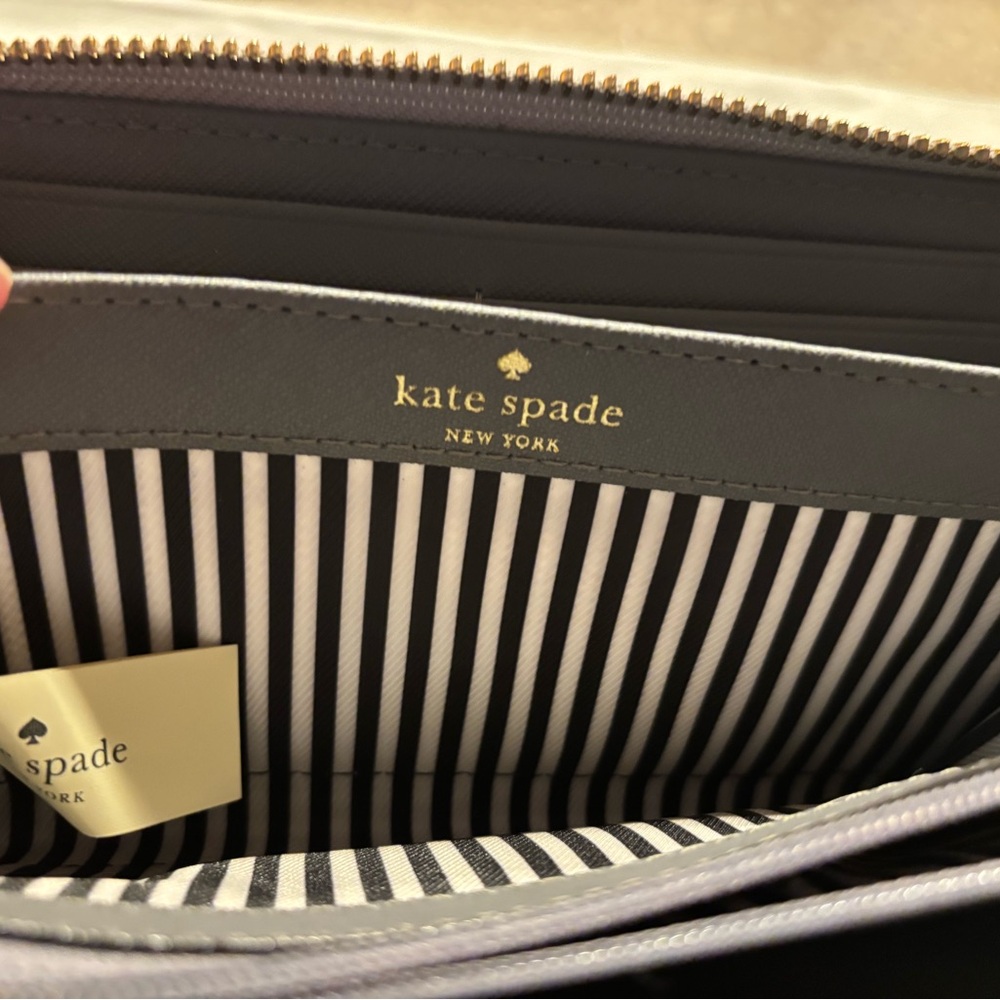 Kate Spade Two-Tone Gray Wallet